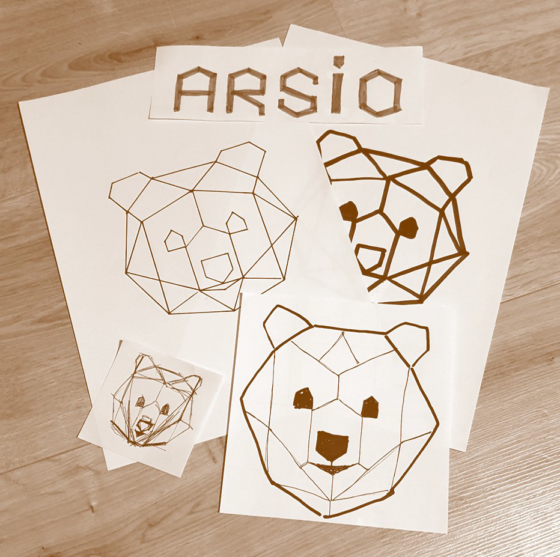 croquis Logo Arsio